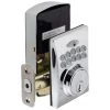Harney Hardware Residential Door Locks Electronic Keyless Deadbolt, Square Escutcheon