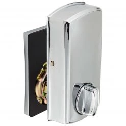 Harney Hardware Residential Door Locks Electronic Keyless Deadbolt, Square Escutcheon