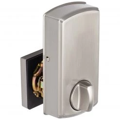 Harney Hardware Residential Door Locks Bluetooth Electronic Keyless Deadbolt, Square Escutcheon 6 Harney Hardware Residential Door Locks Bluetooth Electronic Keyless Deadbolt, Square Escutcheon