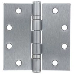 Harney Hardware Commercial Door Hardware Commercial Door Hinges, Ball Bearing, 4 1/2 In. X 4 1/2 In., 3 Pack