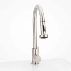 Harney Hardware Plumbing Fixtures Kitchen Sink Faucet Contemporary / Modern, Pull Down Spray, 16 1/2 In, High