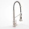 Harney Hardware Plumbing Fixtures Kitchen Sink Faucet Contemporary / Modern, Pull Down Spray, 18 1/8 In, High