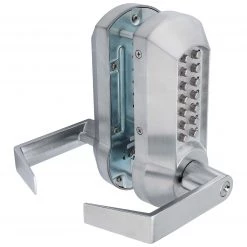 Harney Hardware Mechanical Keyless Double Sided Door Lever Set