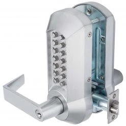 Harney Hardware Mechanical Keyless Double Sided Door Lever Set