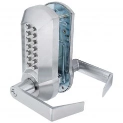 Harney Hardware Mechanical Keyless Single Sided Door Lever Set Commercial Door Hardware