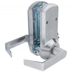 Harney Hardware Mechanical Keyless Single Sided Door Lever Set Commercial Door Hardware