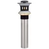 Harney Hardware Bathroom Sink Push Pop Up Drain Stopper, 1.25 In. To 1.5 In. Diameter