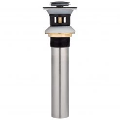 Harney Hardware Bathroom Sink Push Pop Up Drain Stopper, 1.25 In. To 1.5 In. Diameter