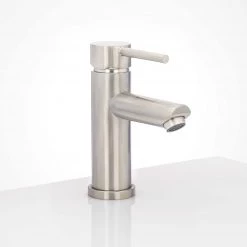 Harney Hardware Single Hole Contemporary / Modern Bathroom Sink Faucet, 7 In. High