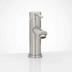 Harney Hardware Single Hole Contemporary / Modern Bathroom Sink Faucet, 7 In. High