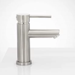 Harney Hardware Single Hole Contemporary / Modern Bathroom Sink Faucet, 7 In. High