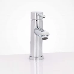 Harney Hardware Single Hole Contemporary / Modern Bathroom Sink Faucet, 7 In. High Plumbing Fixtures