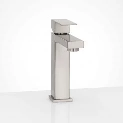 Harney Hardware Single Hole Contemporary / Modern Bathroom Sink Faucet, 7 In. High