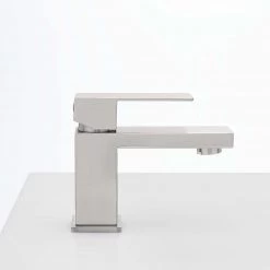 Harney Hardware Single Hole Contemporary / Modern Bathroom Sink Faucet, 5 In. High