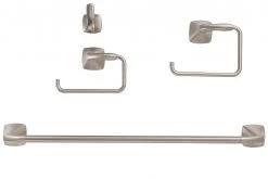 Harney Hardware Bathroom Hardware Sets Wynwood Satin Nickel Bathroom Hardware Set