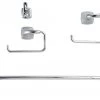 Harney Hardware Wynwood Chrome Bathroom Hardware Set Bathroom Hardware Sets
